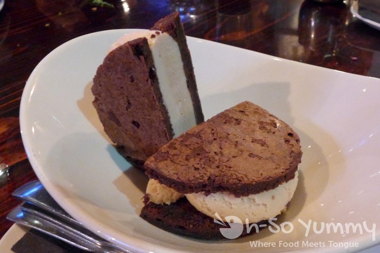 Luce Bar and Kitchen - ice cream sandwich Luce Bar and Kitchen - ice cream sandwich