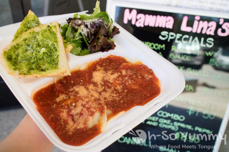 pasta special at Mamma Lina's in San Diego pasta special at Mamma Lina's in San Diego