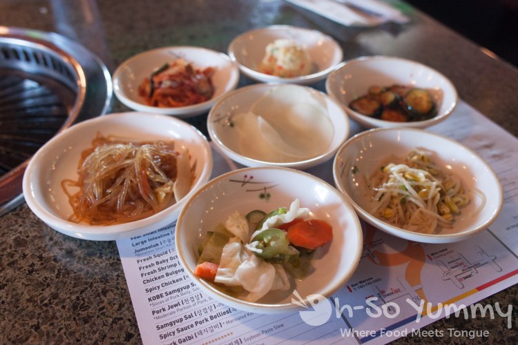 Banchan at Manna BBQ Banchan at Manna BBQ