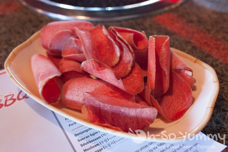 Beef Tongue at Manna BBQ Beef Tongue at Manna BBQ