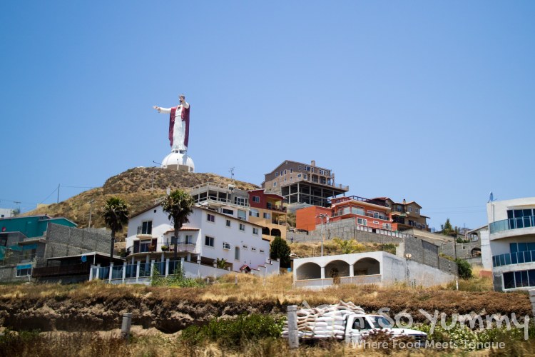 Jesus Christ of the Sacred Heart landmark in Rosarito, B.C., Mexico Jesus Christ of the Sacred Heart landmark in Rosarito, B.C., Mexico