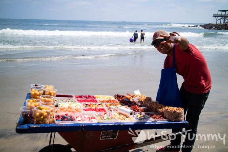 candy vendor at the fishing village of Popotla, B.C., Mexico candy vendor at the fishing village of Popotla, B.C., Mexico