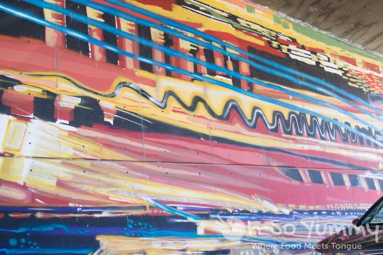 colorful wall art at the Mexico border entrance colorful wall art at the Mexico border entrance