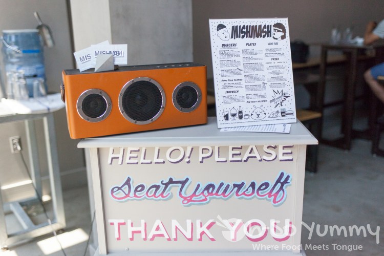 Comicon themed hostess stand at MishMash Comicon themed hostess stand at MishMash