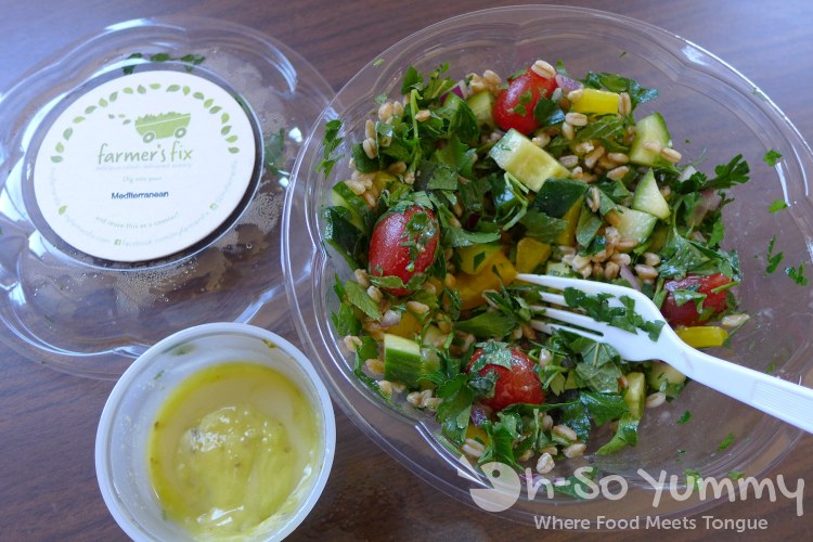 mediterranean salad from My Farmer's Fix mediterranean salad from My Farmer's Fix