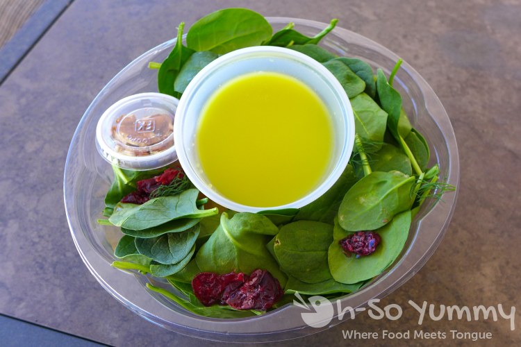 autumn baby spinach salad from Farmer's Fix autumn baby spinach salad from Farmer's Fix