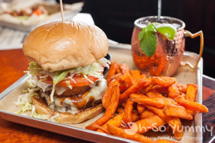 Baja Burger at Nicky Rottens in Coronado California Baja Burger at Nicky Rottens in Coronado California