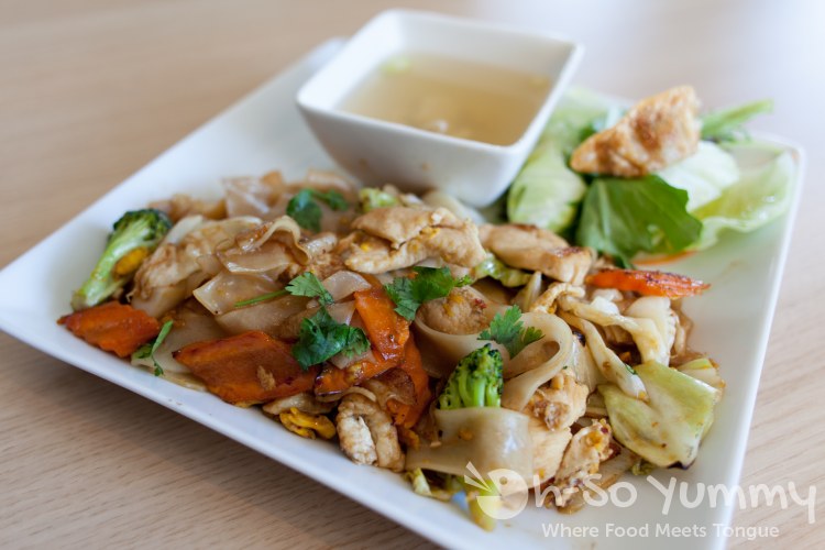 pad see ew at Nok Thai in San Diego pad see ew at Nok Thai in San Diego