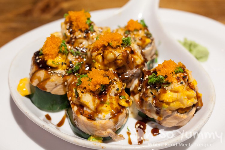 Scallop Dynamite Roll at Nozomi Sushi Scallop Dynamite Roll at Nozomi Sushi