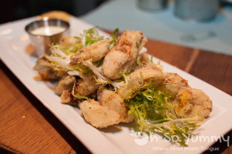 Crispy Artichoke Hearts at OB Warehouse in San Diego Crispy Artichoke Hearts at OB Warehouse in San Diego