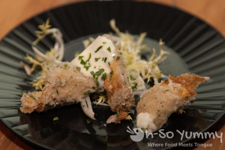 Crispy Artichoke Hearts at OB Warehouse in San Diego, CA Crispy Artichoke Hearts at OB Warehouse in San Diego, CA