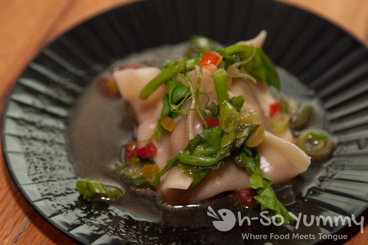 Hoisin Chicken Potstickers at OB Warehouse in San Diego, CA Hoisin Chicken Potstickers at OB Warehouse in San Diego, CA