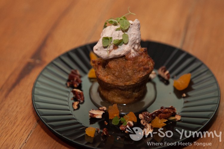 Pumpkin Pecan Bread Pudding at OB Warehouse in San Diego, CA Pumpkin Pecan Bread Pudding at OB Warehouse in San Diego, CA