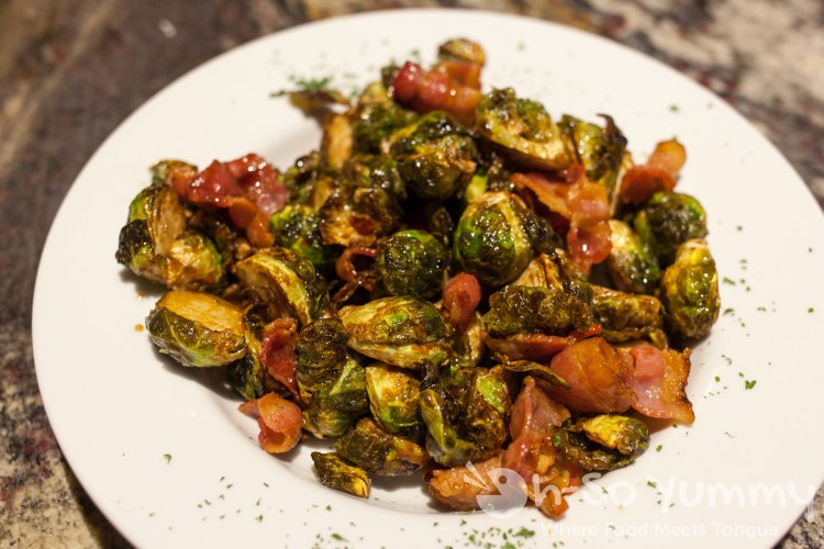 brussels sprouts at Oscar Wilde in San Diego brussels sprouts at Oscar Wilde in San Diego