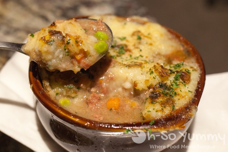 shepherds pie at Oscar Wilde in San Diego shepherds pie at Oscar Wilde in San Diego