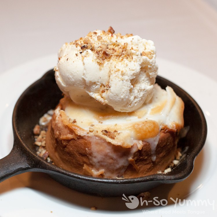 Cinnamon Roll at Pacifica Del Mar seafood restaurant Cinnamon Roll at Pacifica Del Mar seafood restaurant