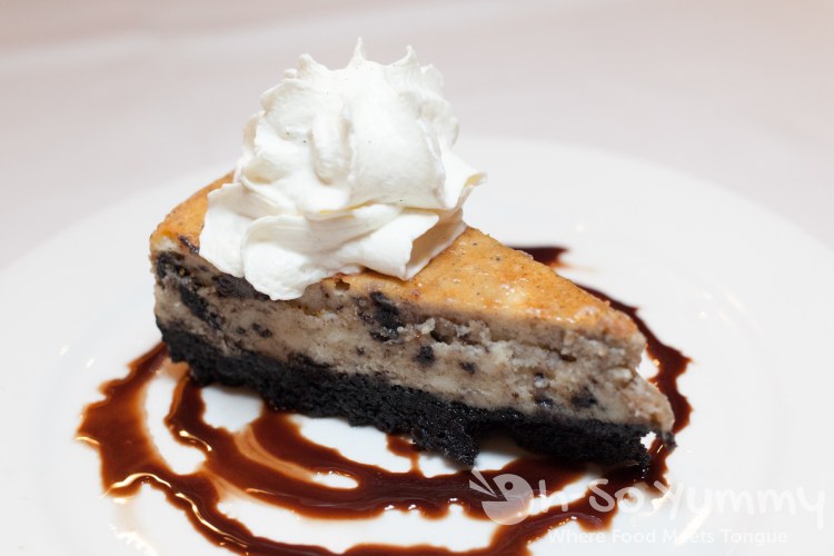 Oreo cheesecake at Pacifica Del Mar seafood restaurant Oreo cheesecake at Pacifica Del Mar seafood restaurant