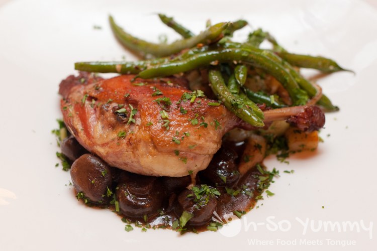 duck confit at Parc Bistro Brasserie duck confit at Parc Bistro Brasserie