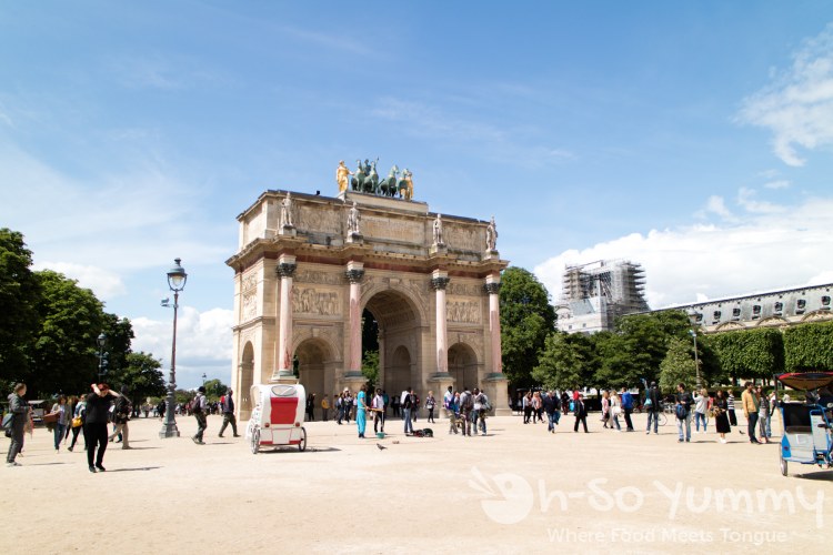 Arc de Triomphe du Carrousel in Paris France Arc de Triomphe du Carrousel in Paris France