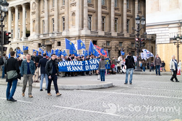 hommage to Joan of Arc in Paris France hommage to Joan of Arc in Paris France