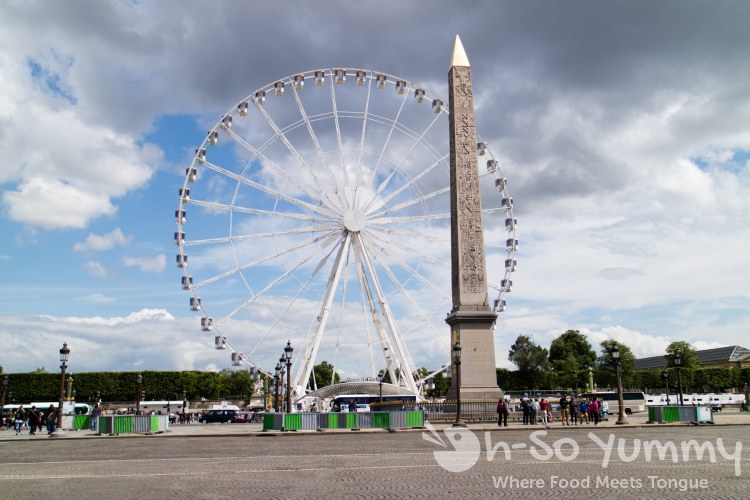 Carrousel and Place de la Concorde in Paris France Carrousel and Place de la Concorde in Paris France
