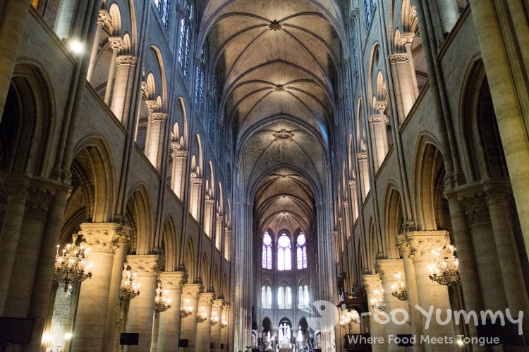 inside the Notre Dame in Paris France inside the Notre Dame in Paris France