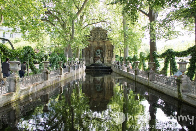 pond next to Jardin du Luxembourg in Paris France pond next to Jardin du Luxembourg in Paris France