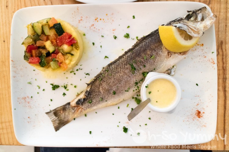 fish at Le Bistrot Des Campagnes in Paris France fish at Le Bistrot Des Campagnes in Paris France