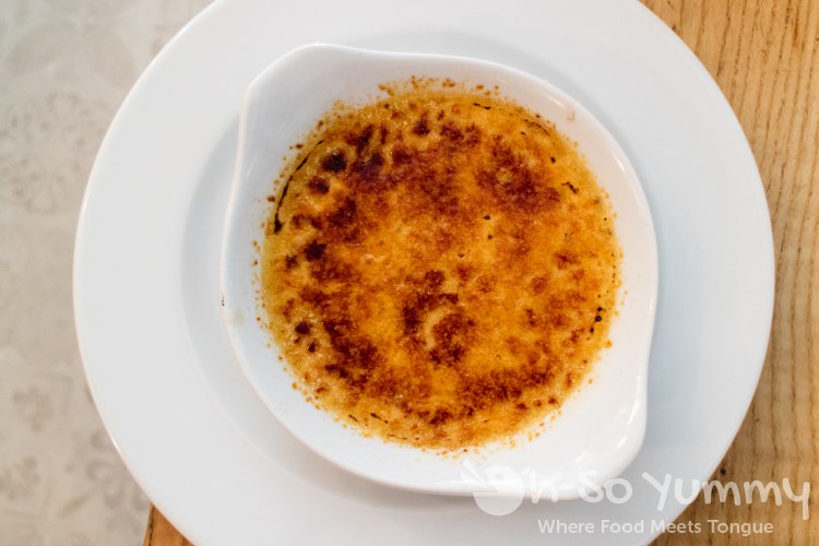 creme brulee at Le Bistrot Des Campagnes in Paris France creme brulee at Le Bistrot Des Campagnes in Paris France