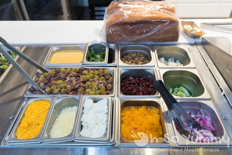 Salad selection for brunch at Park 101 in Carlsbad CA Salad selection for brunch at Park 101 in Carlsbad CA