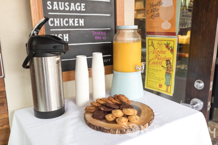 coffee and juice for brunch at Park 101 in Carlsbad CA coffee and juice for brunch at Park 101 in Carlsbad CA