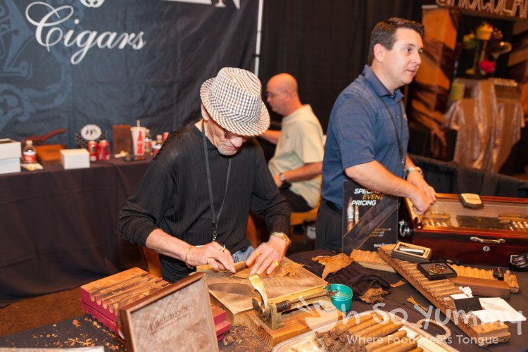 cigar booth at Pechanga Wine Festival cigar booth at Pechanga Wine Festival