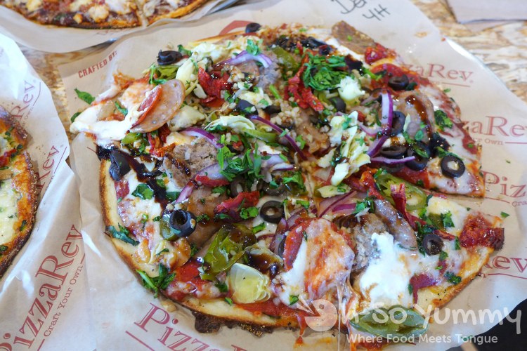 Build your own pizza at PizzaRev Build your own pizza at PizzaRev