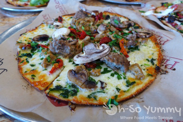 Rev'd Up Meat and Peppers at PizzaRev Rev'd Up Meat and Peppers at PizzaRev