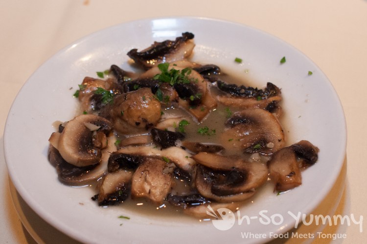 mushroom appetizer at Puero La Boca in San Diego mushroom appetizer at Puero La Boca in San Diego