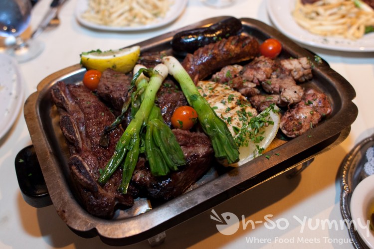 Parrillada “El Conventillo” ie meat sampler at Puero La Boca in San Diego Parrillada “El Conventillo” ie meat sampler at Puero La Boca in San Diego