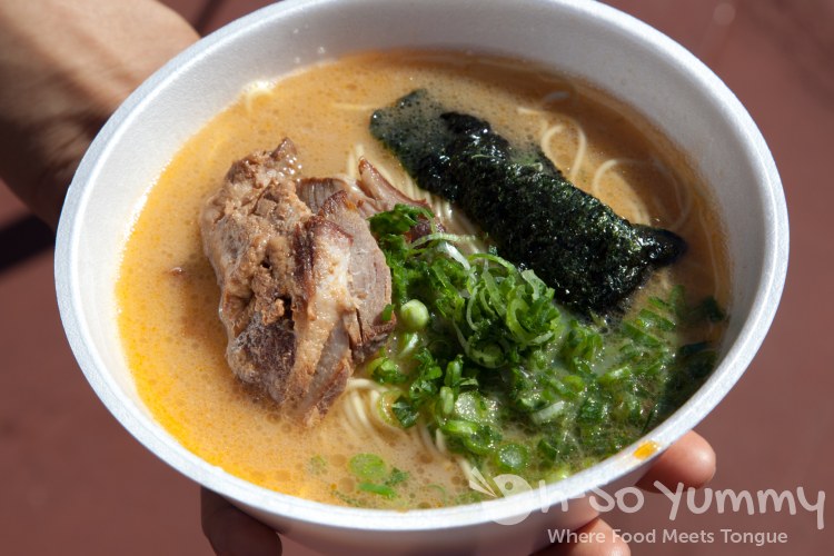 Ramen Yokocho 2014 - Tatsunoya ramen bowl Ramen Yokocho 2014 - Tatsunoya ramen bowl