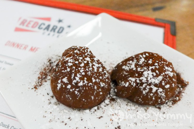 Guajillo Valrhona Chocolate Truffles at Red Card Cafe Guajillo Valrhona Chocolate Truffles at Red Card Cafe