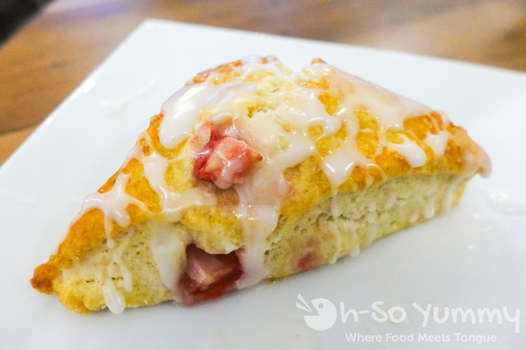 Housemade Strawberry Scones at Red Card Cafe Housemade Strawberry Scones at Red Card Cafe