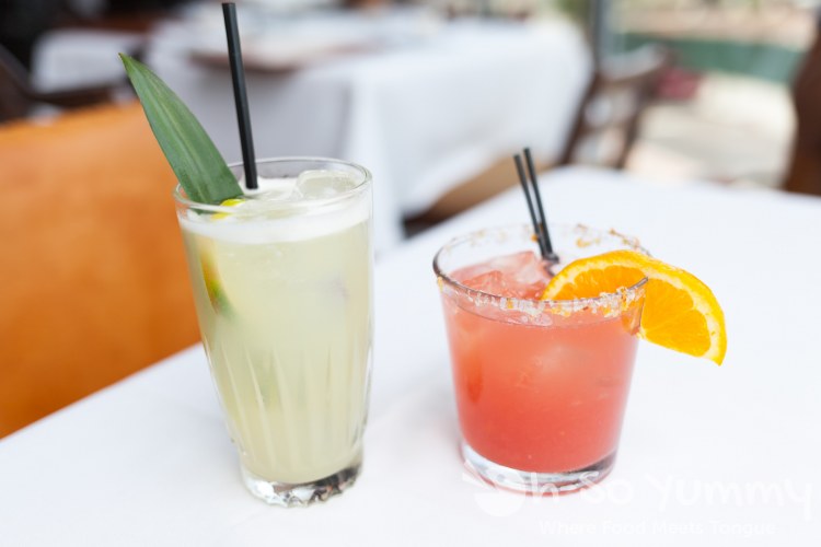 Marg Italiano and Czech Yourself cocktails at Romesco Mexiterranean Cocina in San Diego Marg Italiano and Czech Yourself cocktails at Romesco Mexiterranean Cocina in San Diego