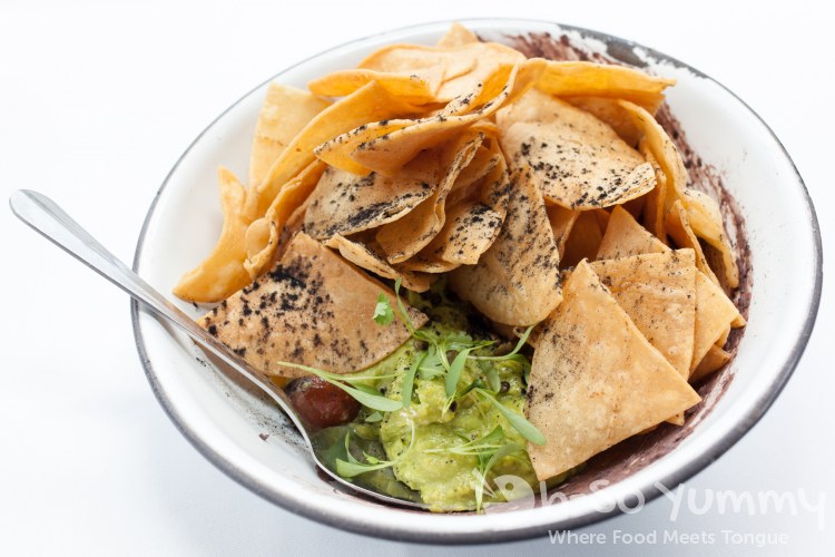 guacamole at Romesco Mexiterranean Cocina in San Diego guacamole at Romesco Mexiterranean Cocina in San Diego