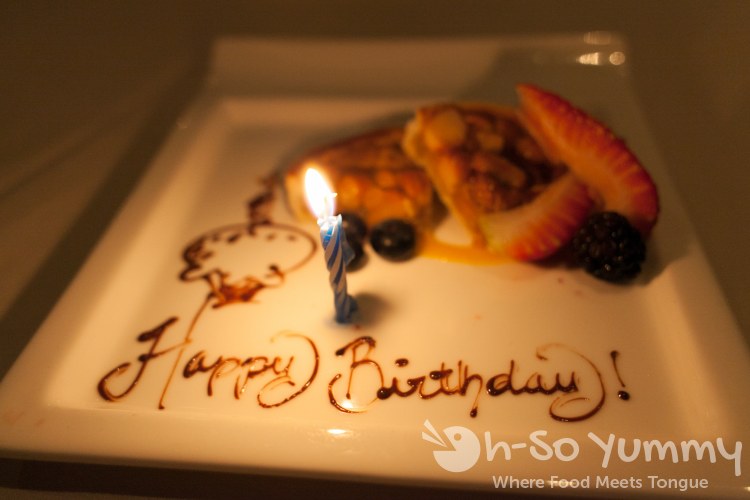 Roy's - Birthday Dessert Roy's - Birthday Dessert