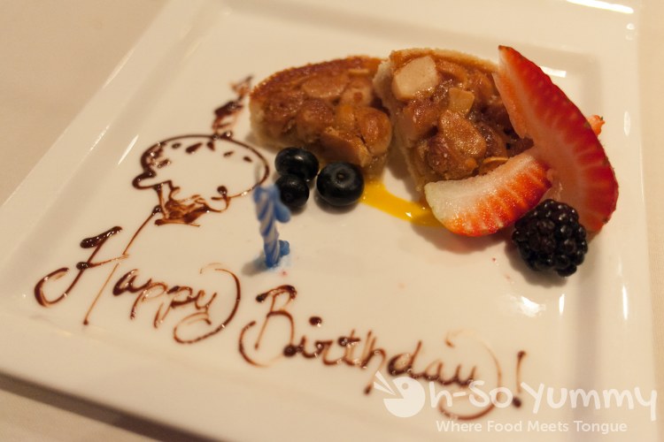 Roy's - Birthday Dessert Roy's - Birthday Dessert