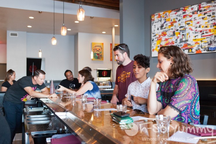 sake bar at Saiko Sushi in North Park sake bar at Saiko Sushi in North Park