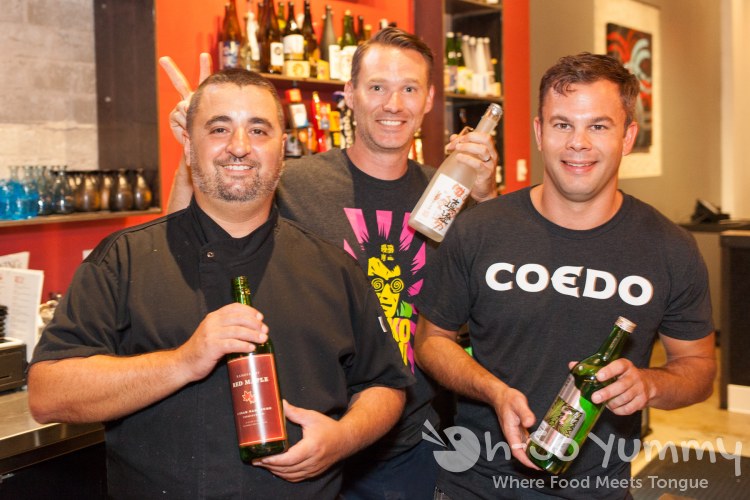 Anthony, Evan and Max at Saiko Sushi in North Park Anthony, Evan and Max at Saiko Sushi in North Park