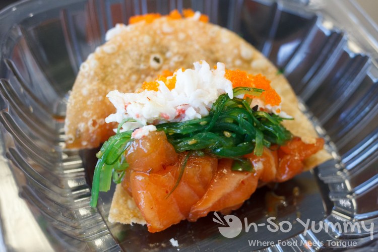 poke tacos at San Diego Poke Co poke tacos at San Diego Poke Co