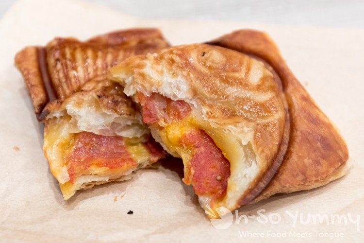 Pepperoni and Cheese Taiyaki at San Diego Snowy Village in Mira Mesa Pepperoni and Cheese Taiyaki at San Diego Snowy Village in Mira Mesa