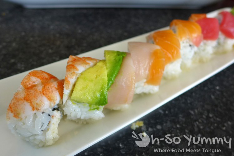 Santo Sushi - Rainbow Roll Santo Sushi - Rainbow Roll