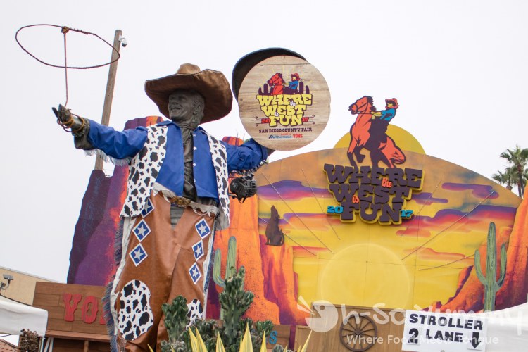 entrance to San Diego Fair 2017 Where the West is Fun entrance to San Diego Fair 2017 Where the West is Fun