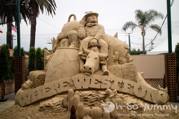 sand sculpture at San Diego Fair 2017 Where the West is Fun sand sculpture at San Diego Fair 2017 Where the West is Fun